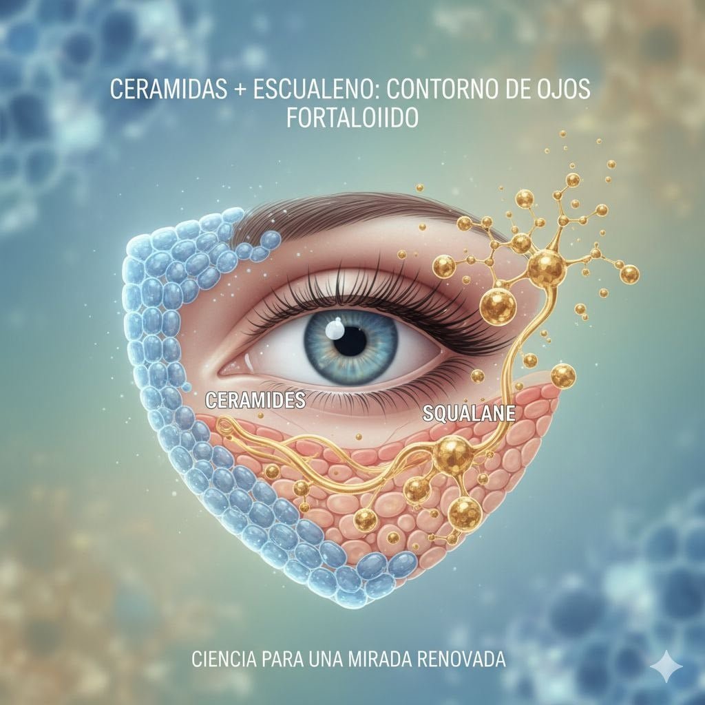Ceramidas y Escualeno en el Contorno: Fortaleciendo la Barrera Cutánea