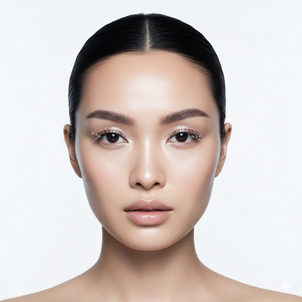 Los ＂Glass Skin Eyes＂: La Tendencia de Maquillaje que Prioriza la Hidratación Extrema.