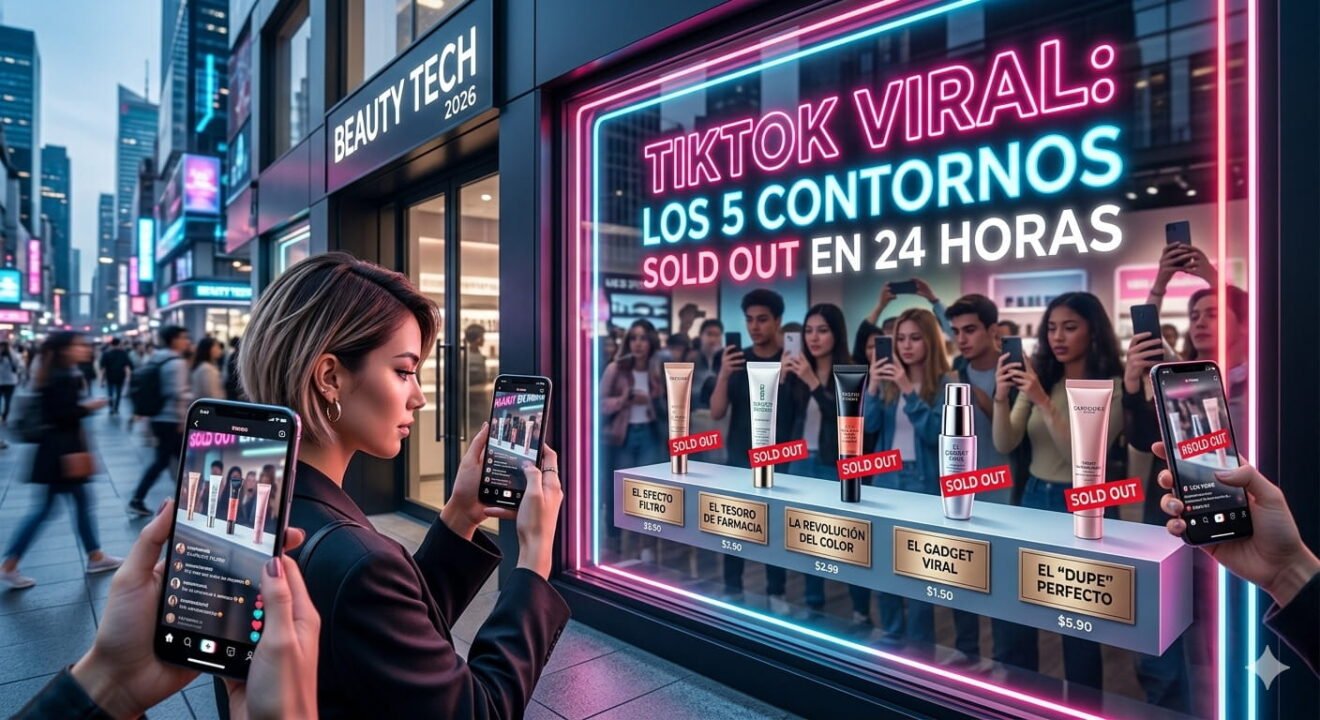 El Impacto de TikTok en la Cosmética: 5 Contornos que se Agotaron en 24 Horas.