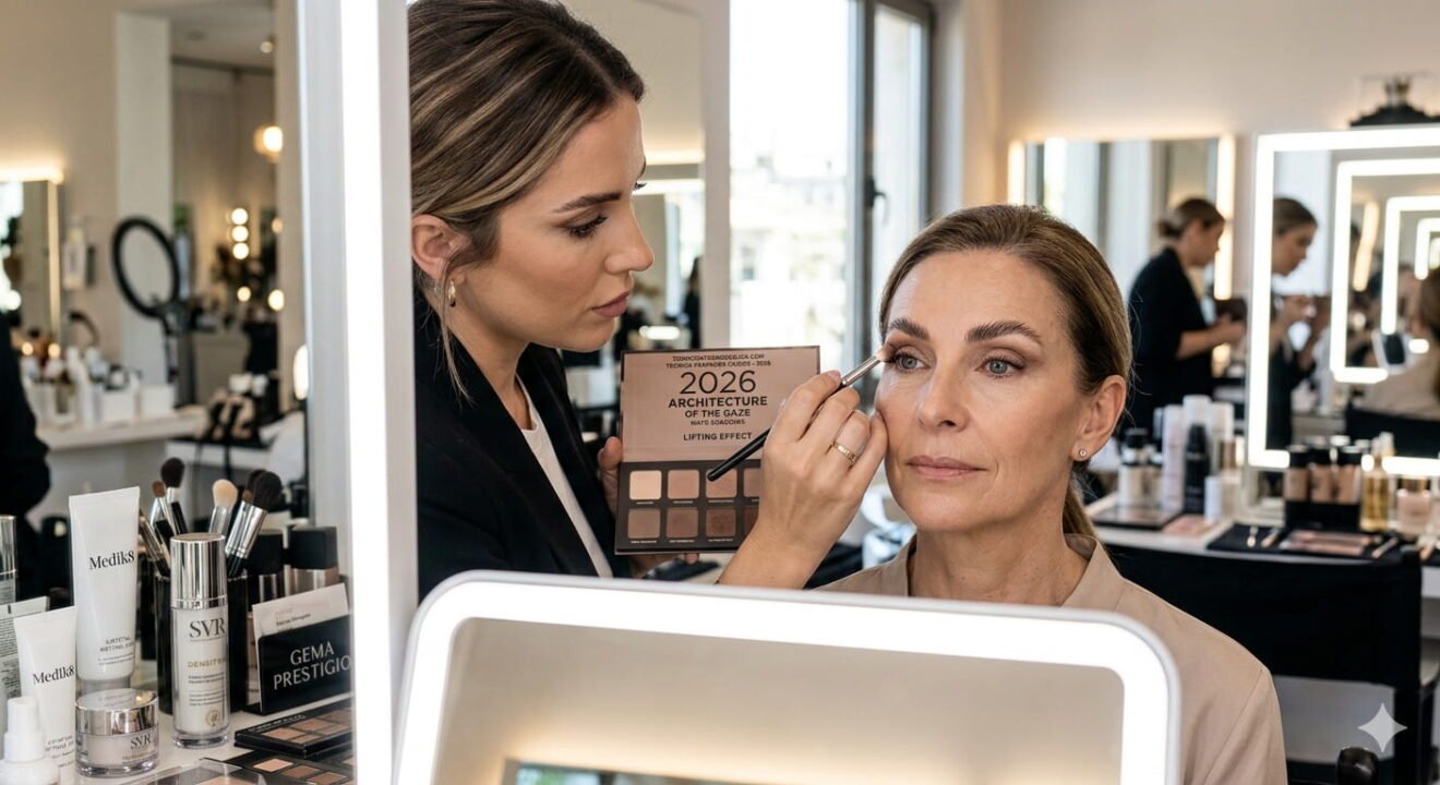 Maquillaje para Párpados Caídos: 4 Trucos que Levantan la Mirada sin Cirugía.