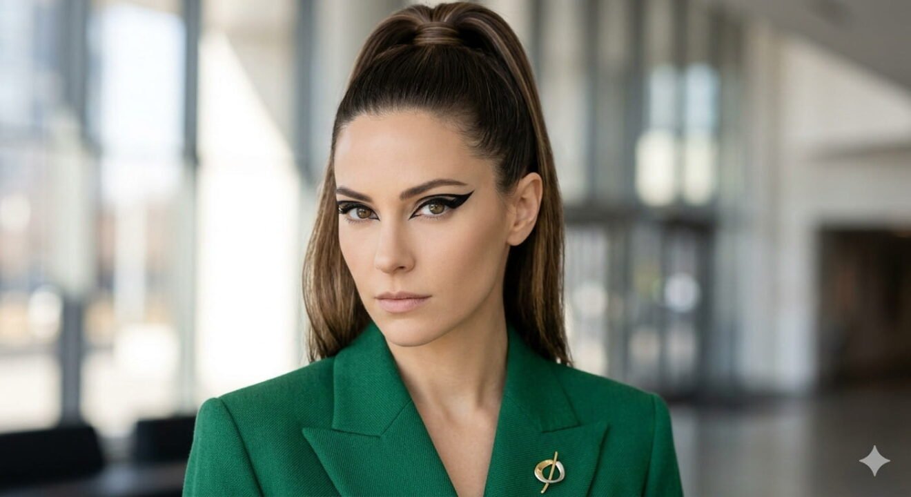 Maquillaje y Poder: Cómo un Delineado Fuerte Cambia la Percepción.