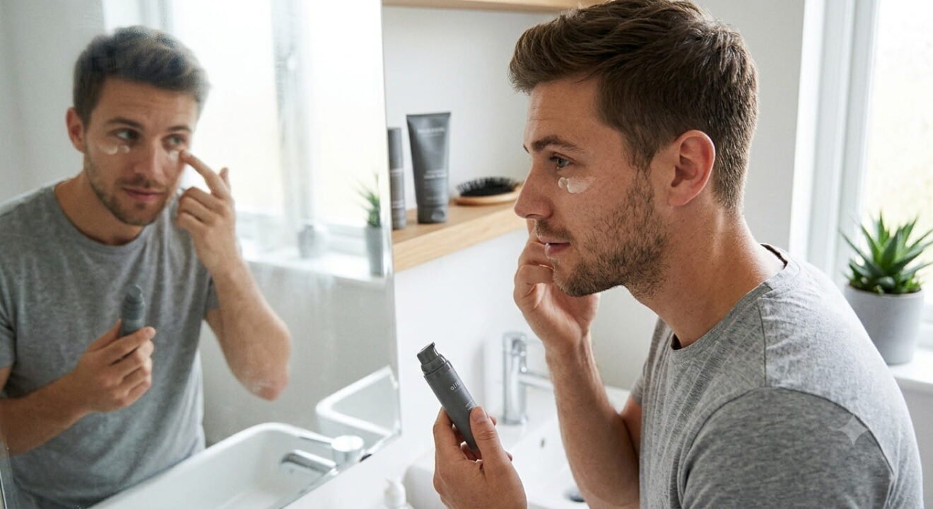 La Mejor Crema Contorno de Ojos con Retinol para Hombres Principiantes.