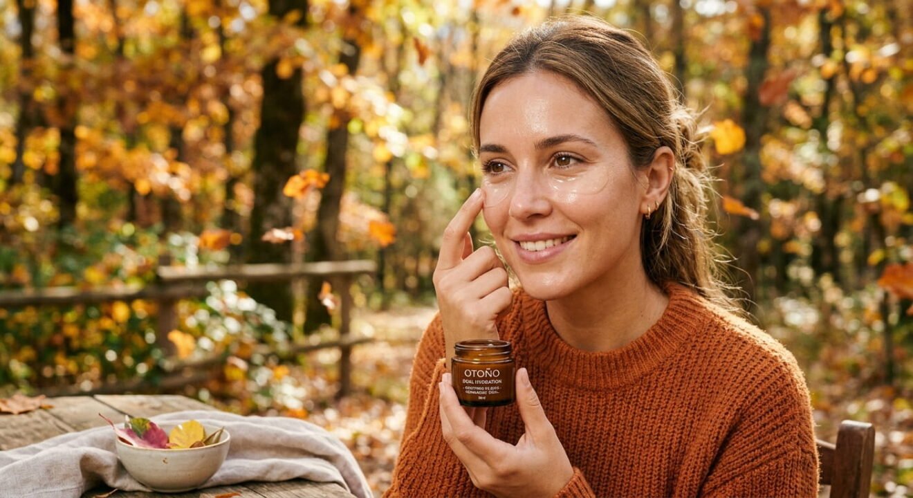 El Secreto de la Doble Hidratación: Cómo Combatir la Sequedad del Contorno en Otoño.