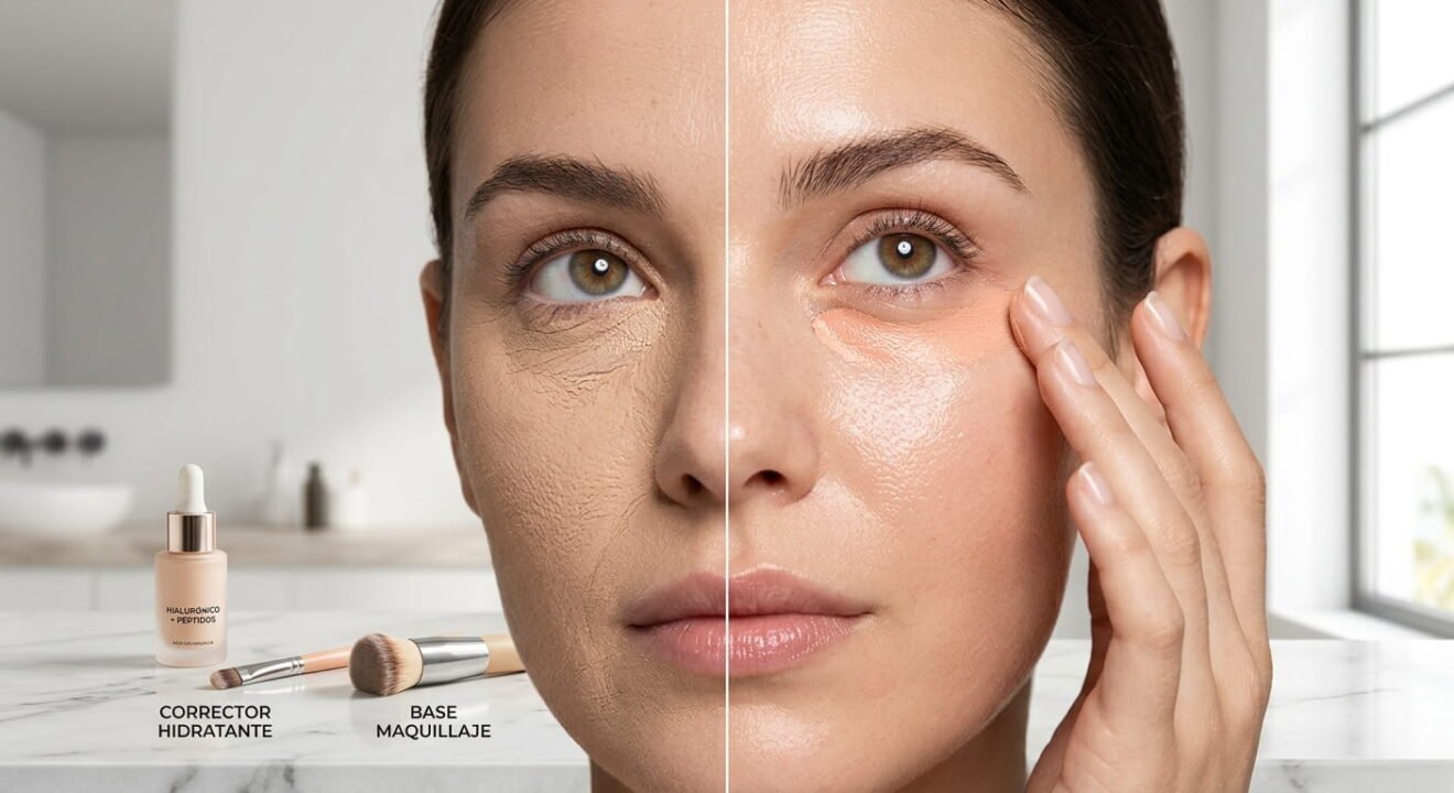 Corrector vs. Base de Maquillaje: Usar el Producto Correcto para la Zona Ocular.